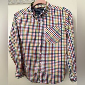Tommy Hilfiger Boys Plaid Shirt Size M (12-14)